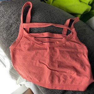 Buckle crop tank